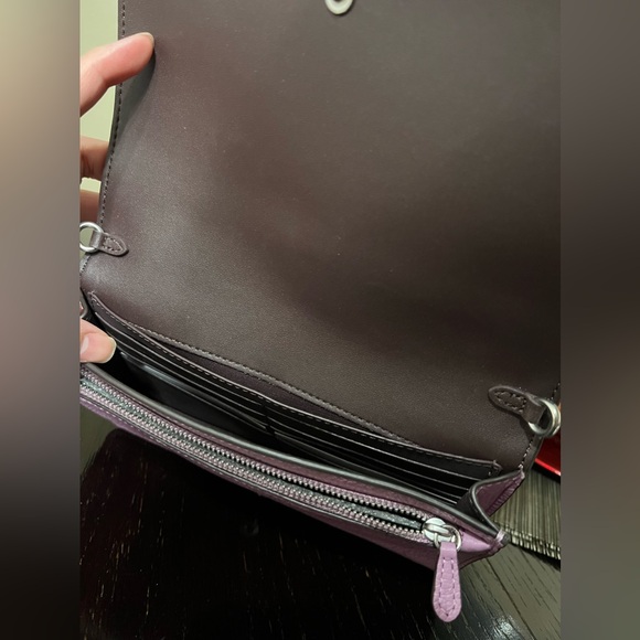 ❌SOLD❌New Coach Anna Foldover Clutch Crossbody Bag - Picture 8 of 9